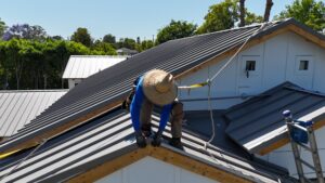 Metal roofing project Los Angeles – custom in-house fabrication